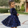 Girl's sparkling earring dress