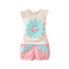 Girls Flower Print Set c.519 - Allegro Styles