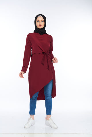 Burgundy Modesty Top