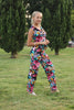 Jumpsuit Floral Pink